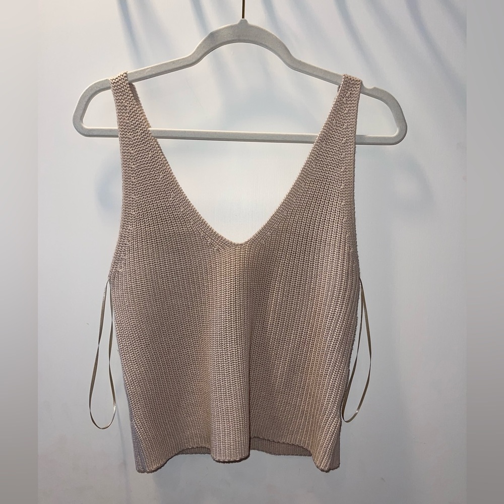 Knit tank top